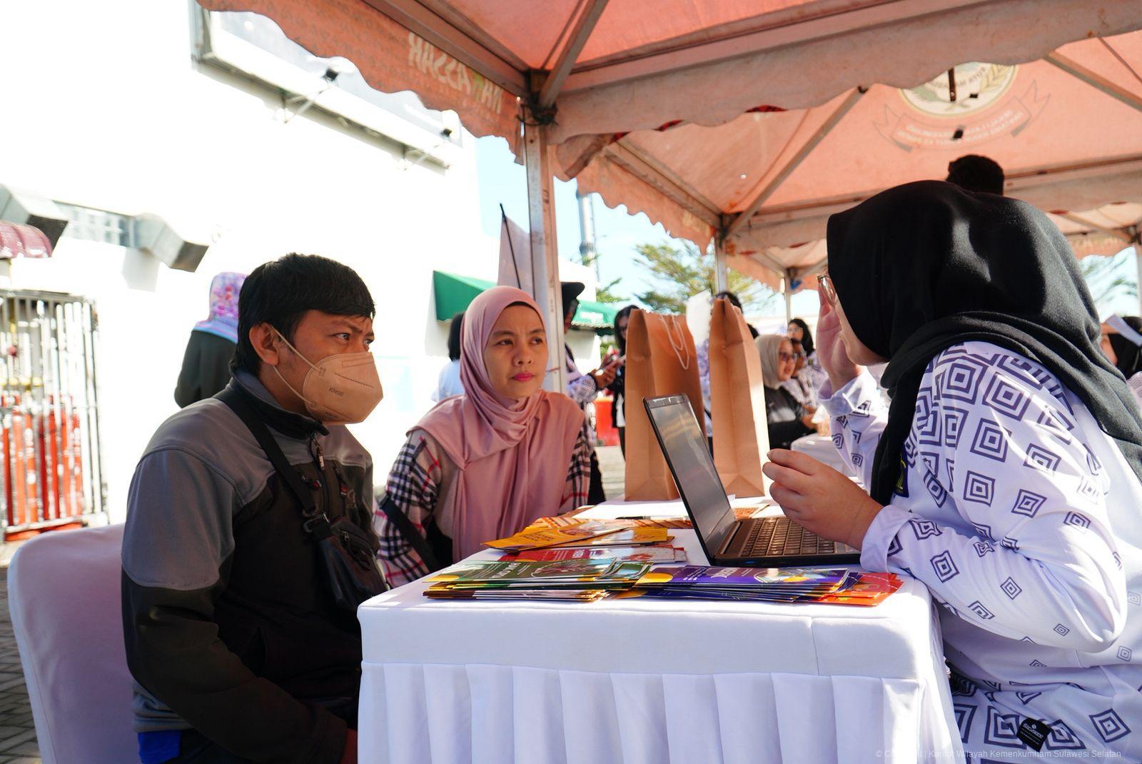 Semarak HUT RI ke 80, Layanan AHU Hadir di CPI Makassar