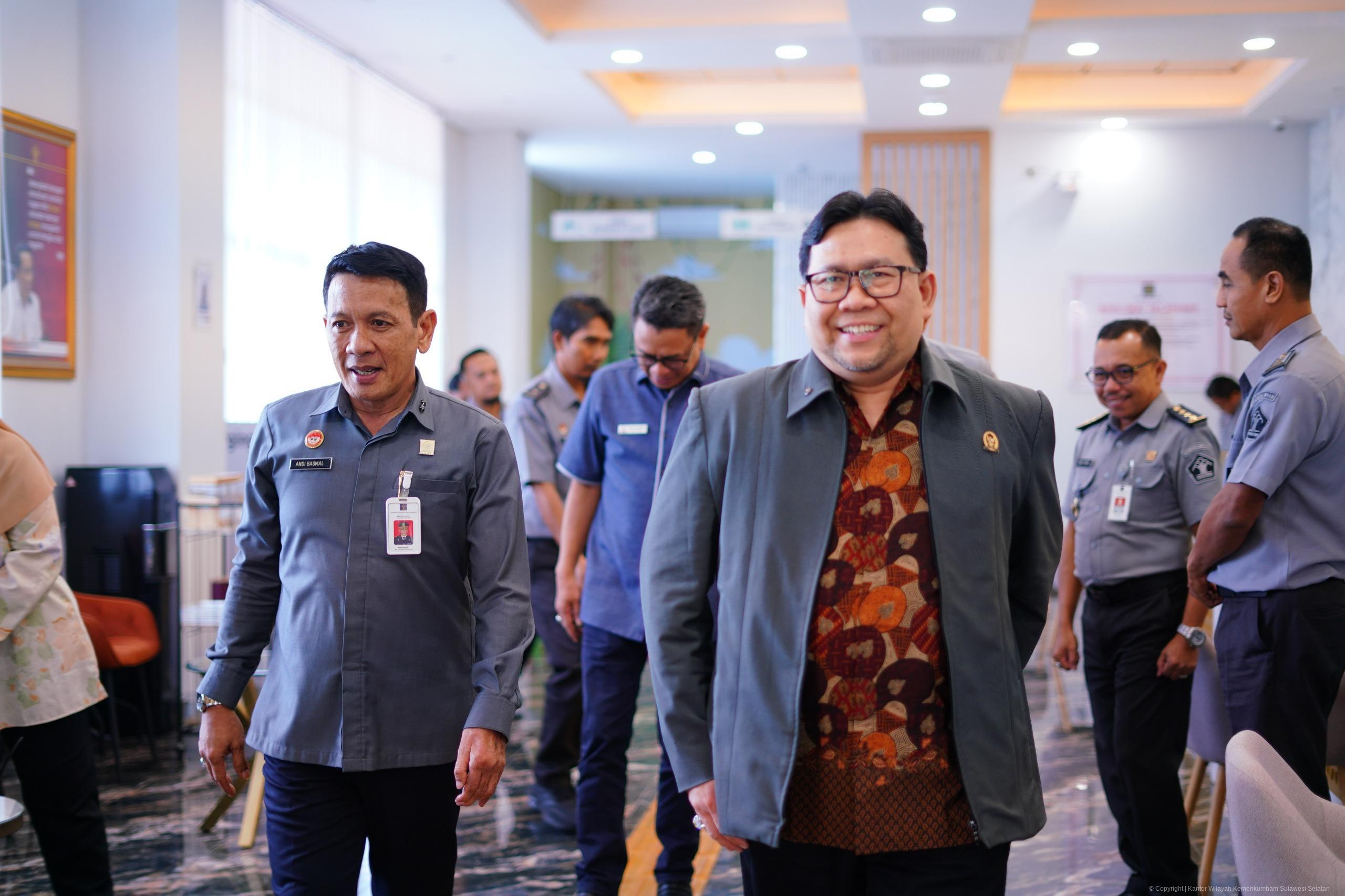 Ombudsman RI Tinjau dan Pastikan Pelayanan Publik Berjalan Optimal di Kanwil Kemenkum Sulsel