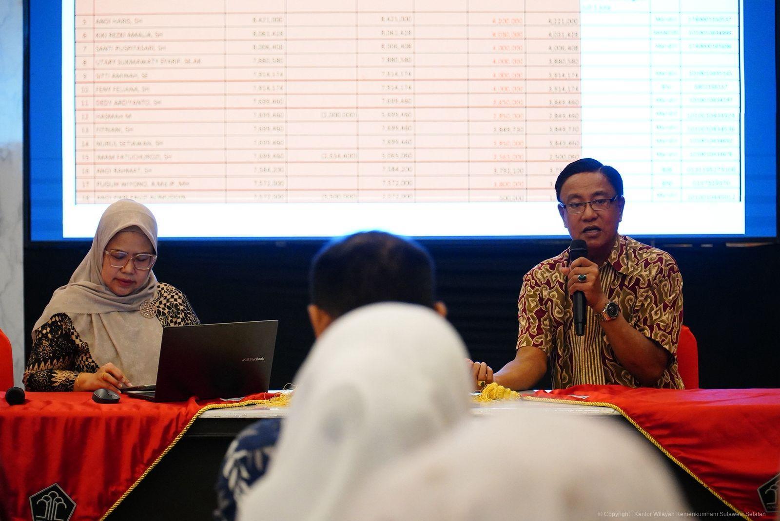 Rapat Anggota Sepakati Pembubaran Koperasi Kanwil Kementerian Hukum dan HAM Sulsel