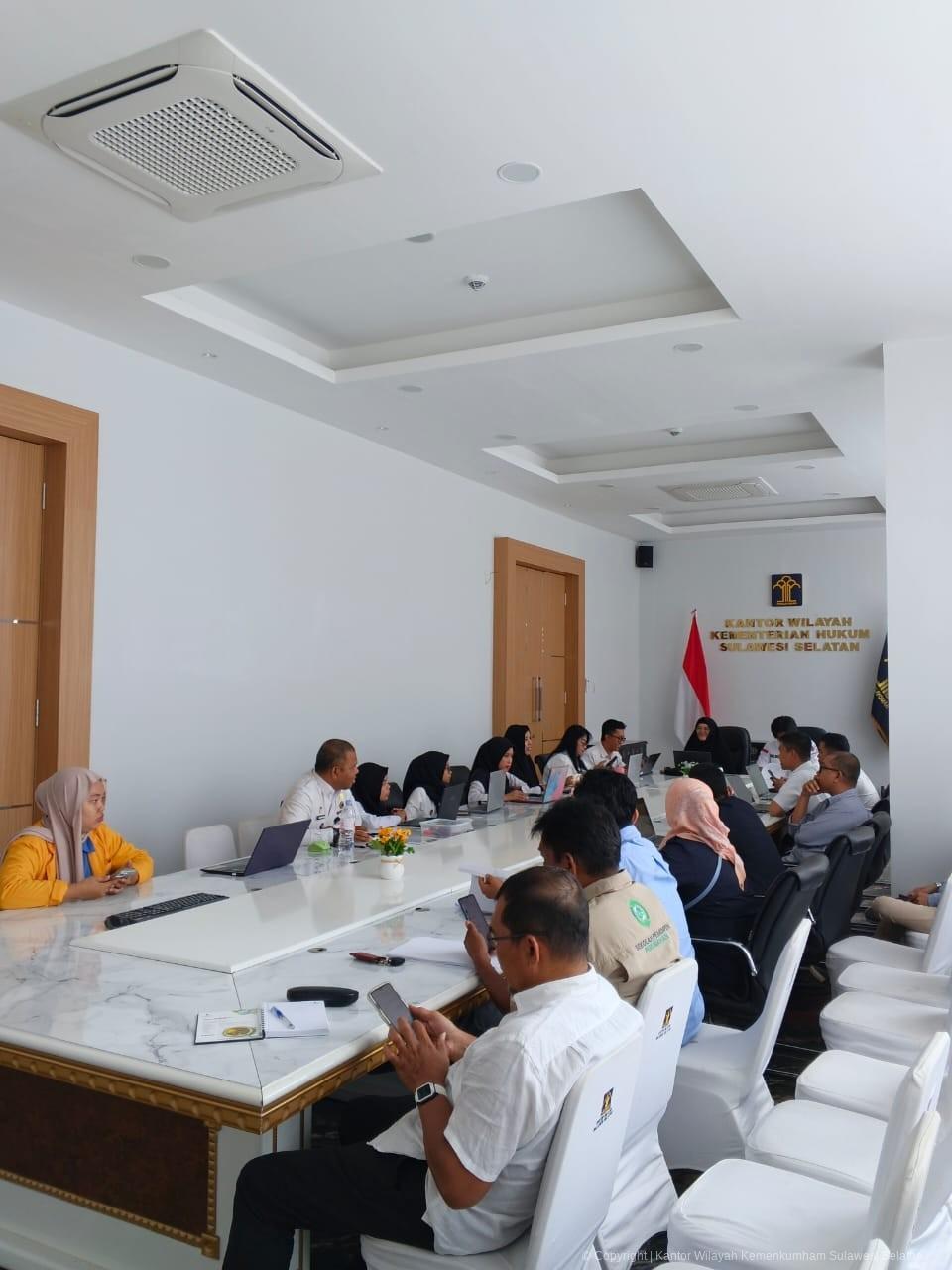 Empat Rancangan Produk Hukum Daerah Kab. Enrekang Dalam Tahap Harmonisasi di Kanwil Kemenkum Sulsel