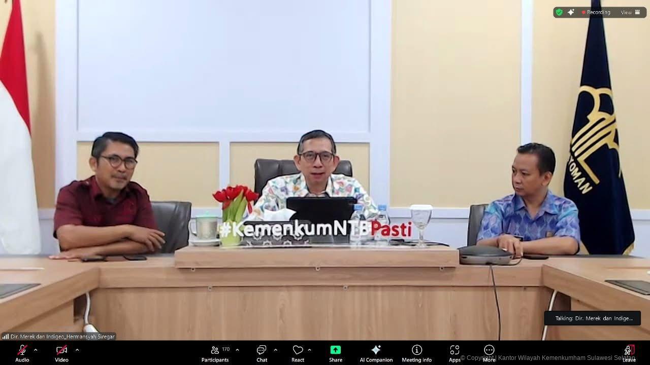DJKI Dorong Pendaftaran Merek Kolektif untuk Koperasi Desa/Kelurahan Merah Putih