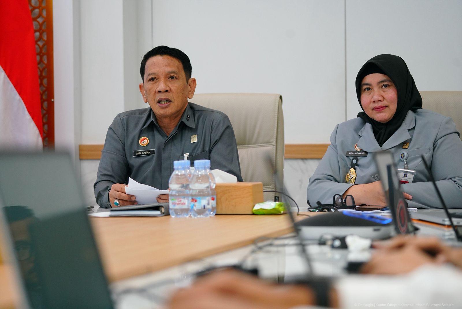 Kakanwil Kemenkum Sulsel Dorong Optimalisasi JDIH untuk Tingkatkan Indeks Reformasi Hukum