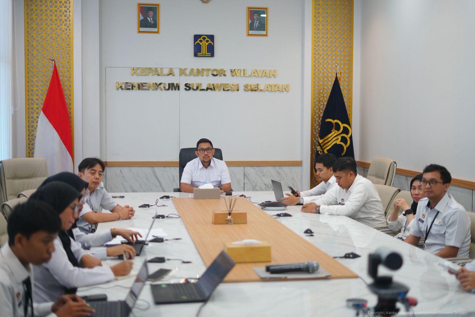 Evaluasi Laporan Keuangan Triwulan III 2025, Kanwil Kemenkum Sulsel Siap Dukung Transparansi dan Akuntabilitas