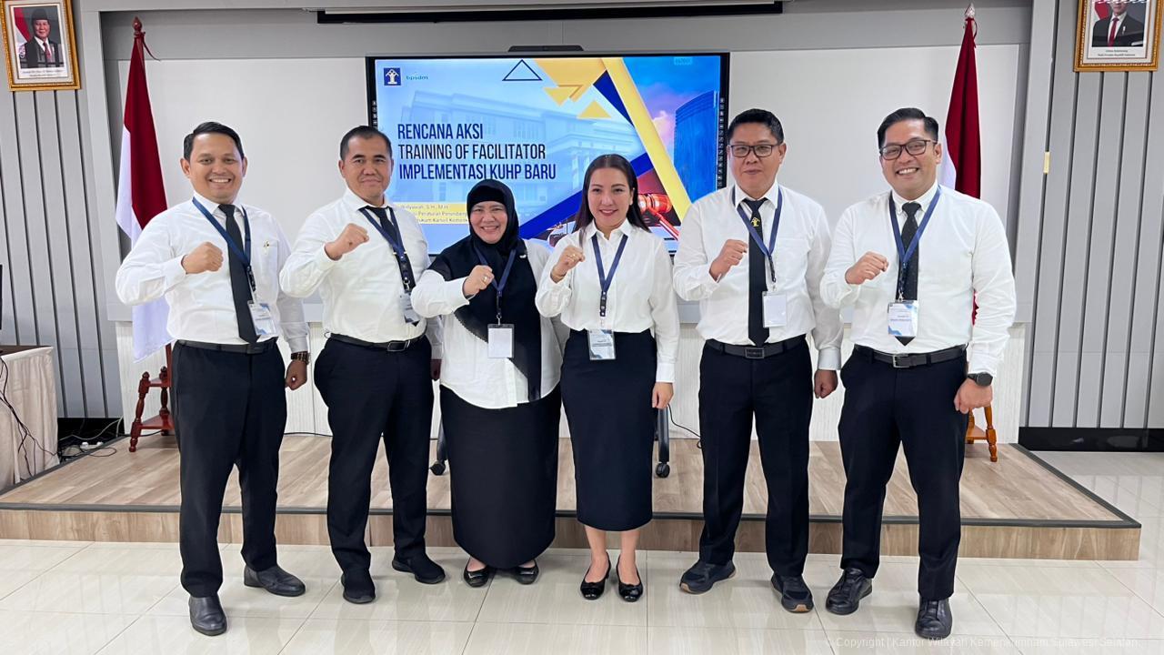 Kadiv P3H Kanwil Kemenkum Sulsel Ikuti Training of Facilitator KUHP Baru di BPSDM Hukum