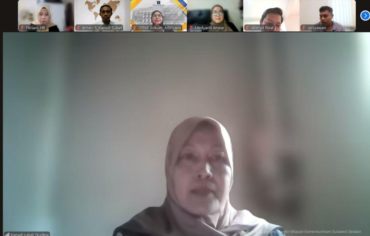 ASN Kanwil Kemenkum Sulsel Diingatkan Pentingnya Kedisiplinan dan Kepedulian terhadap Organisasi