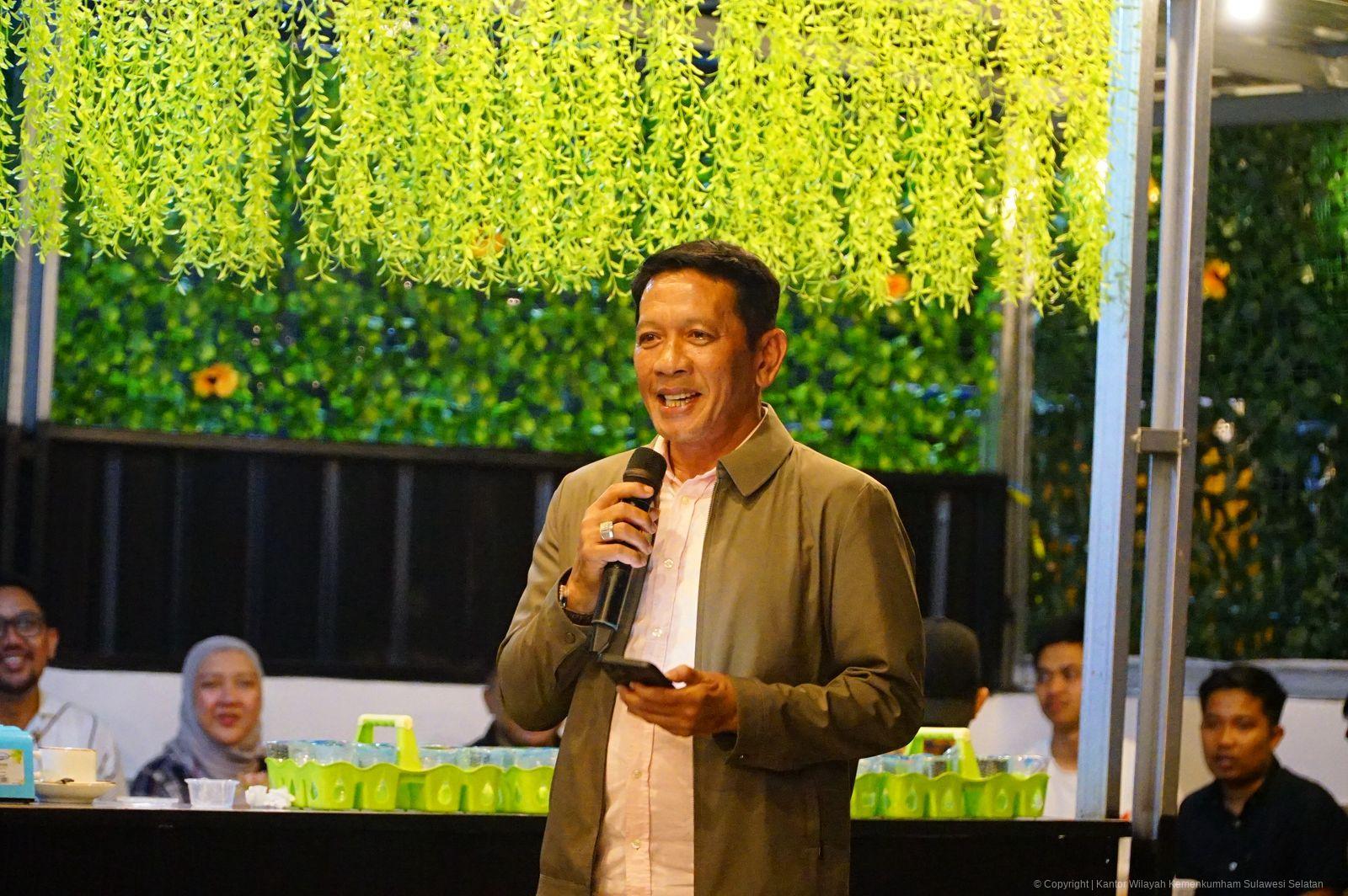 Kakanwil Kemenkum Sulsel Bahas Posbankum Pada Masyarakat Bone 