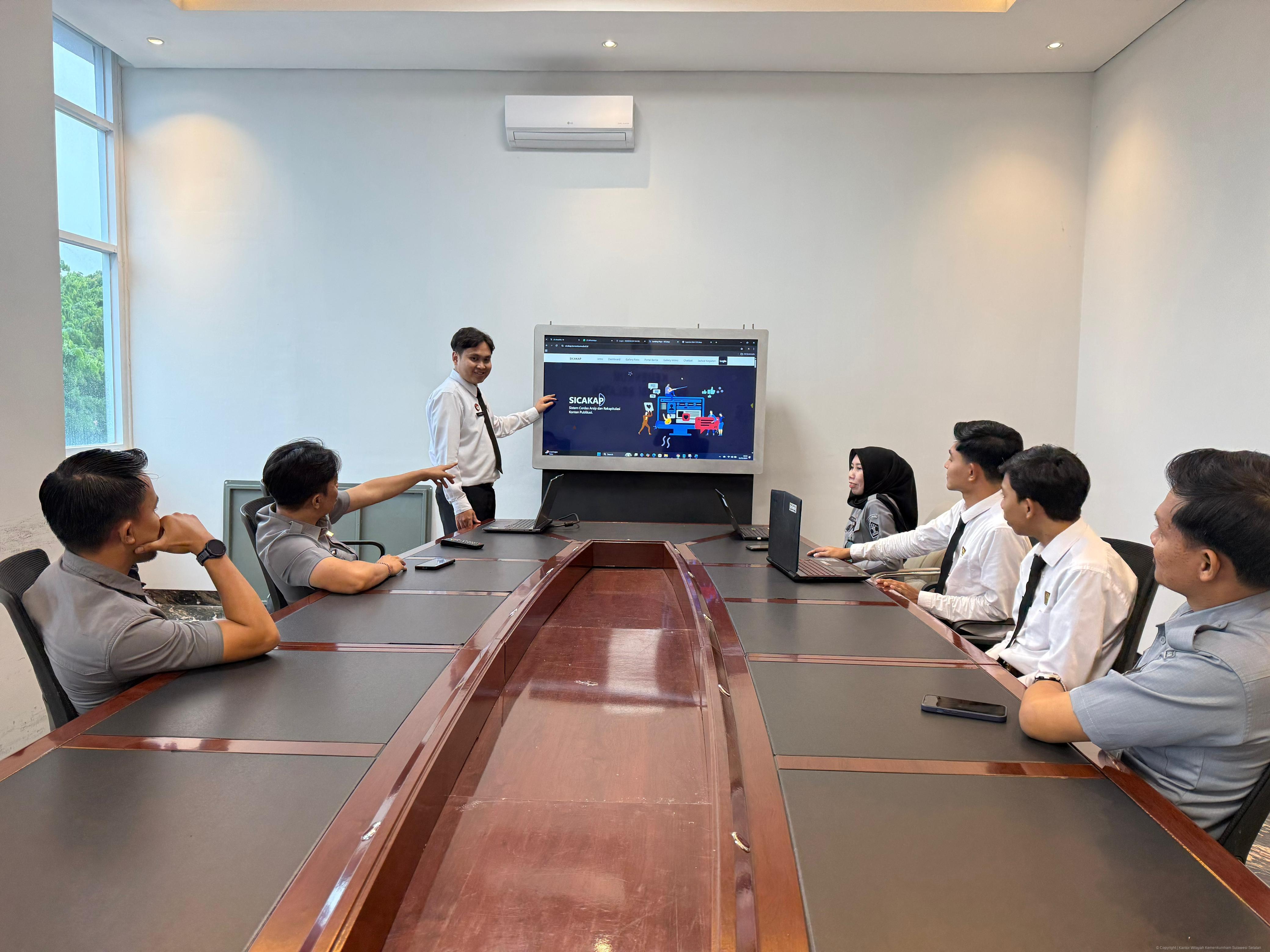 Kanwil Kemenkum Sulsel Kembangkan Wadah Digital, Optimalkan Kinerja di Bidang Kearsipan dan Kehumasan