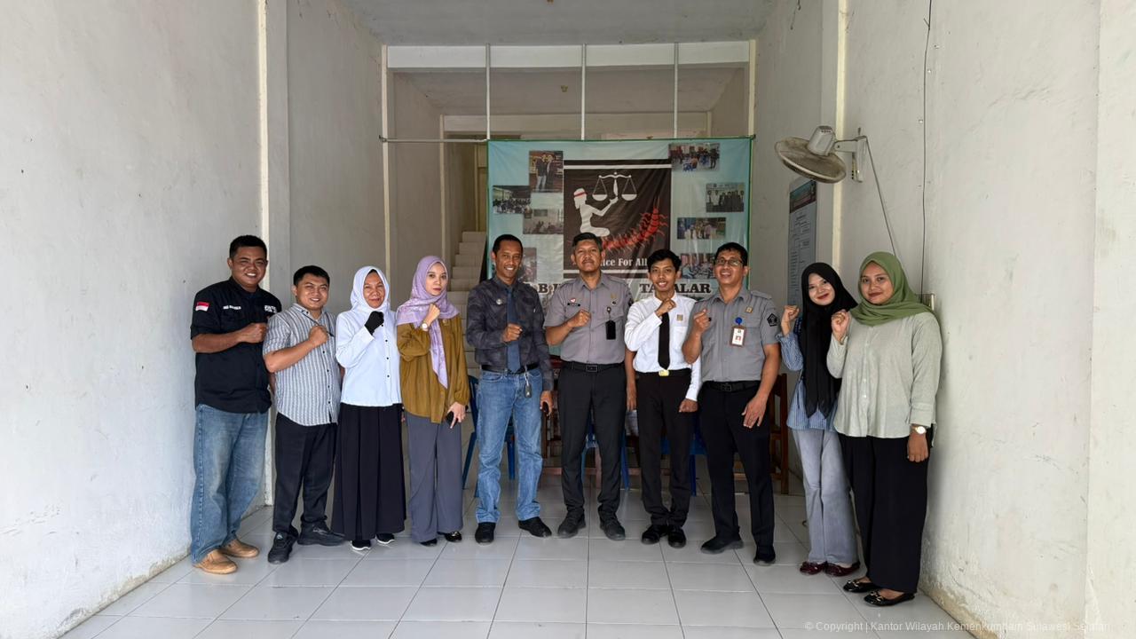Kanwil Kemenkum Sulsel Tingkatkan Pengawasan, Pastikan Pelayanan Bantuan Hukum di Takalar Berjalan Optimal