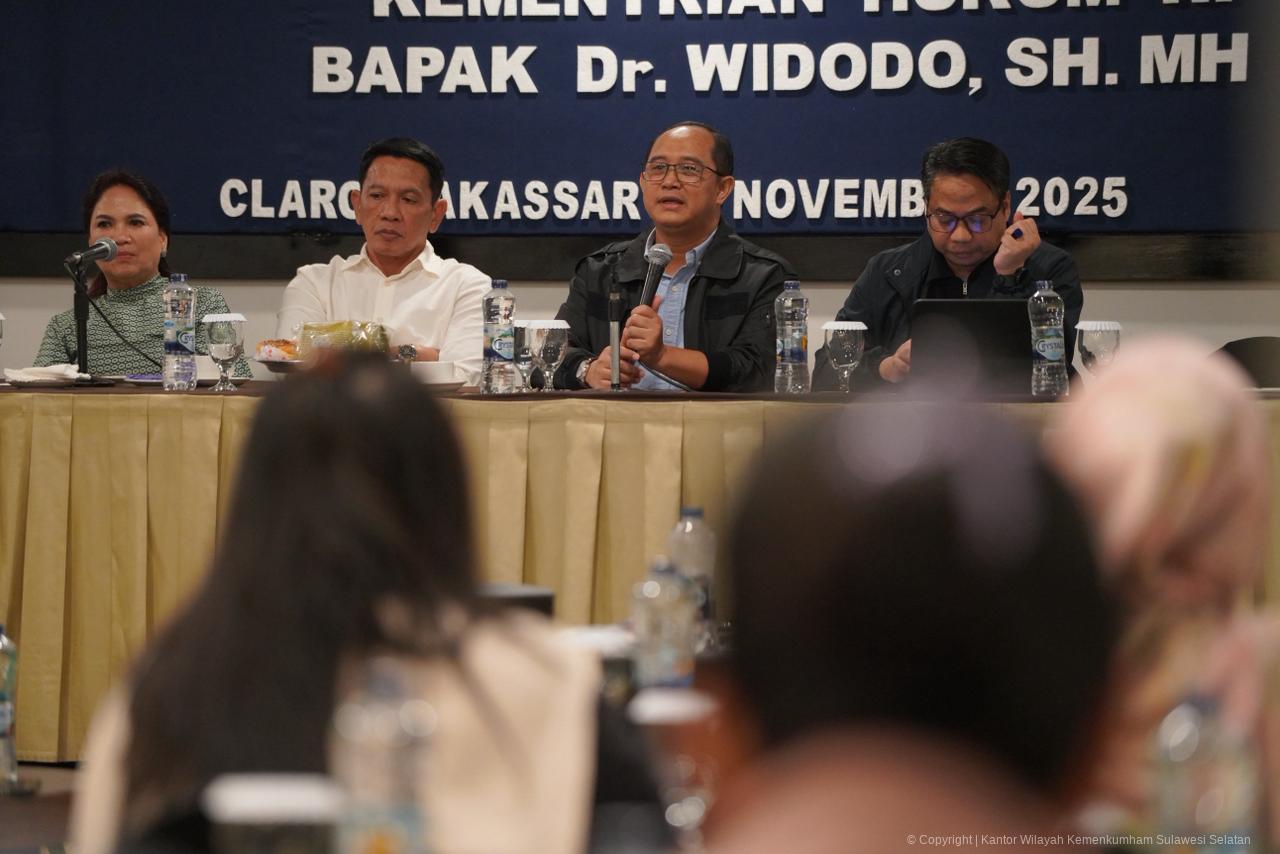 Kolaborasi Ditjen AHU dan Kanwil Kemenkum Sulsel Perkuat Transformasi Digital Layanan Kenotariatan