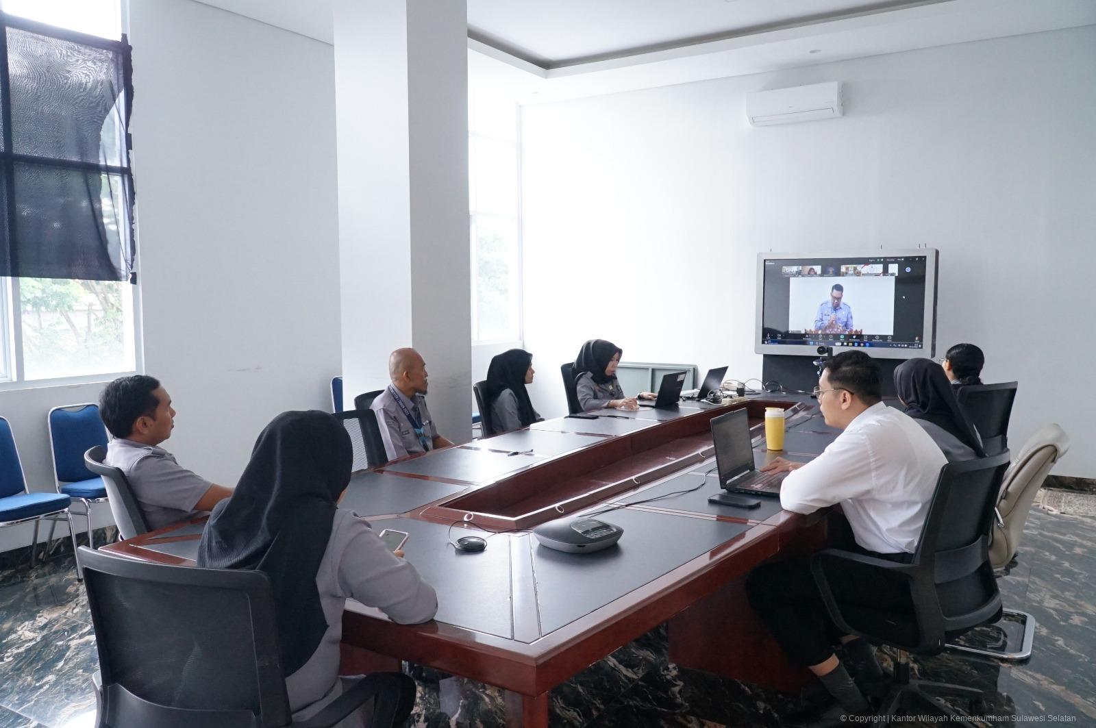 Kanwil Kemenkum Sulsel Dukung Pelaksanaan Pembinaan FMD bagi PPPK 2025