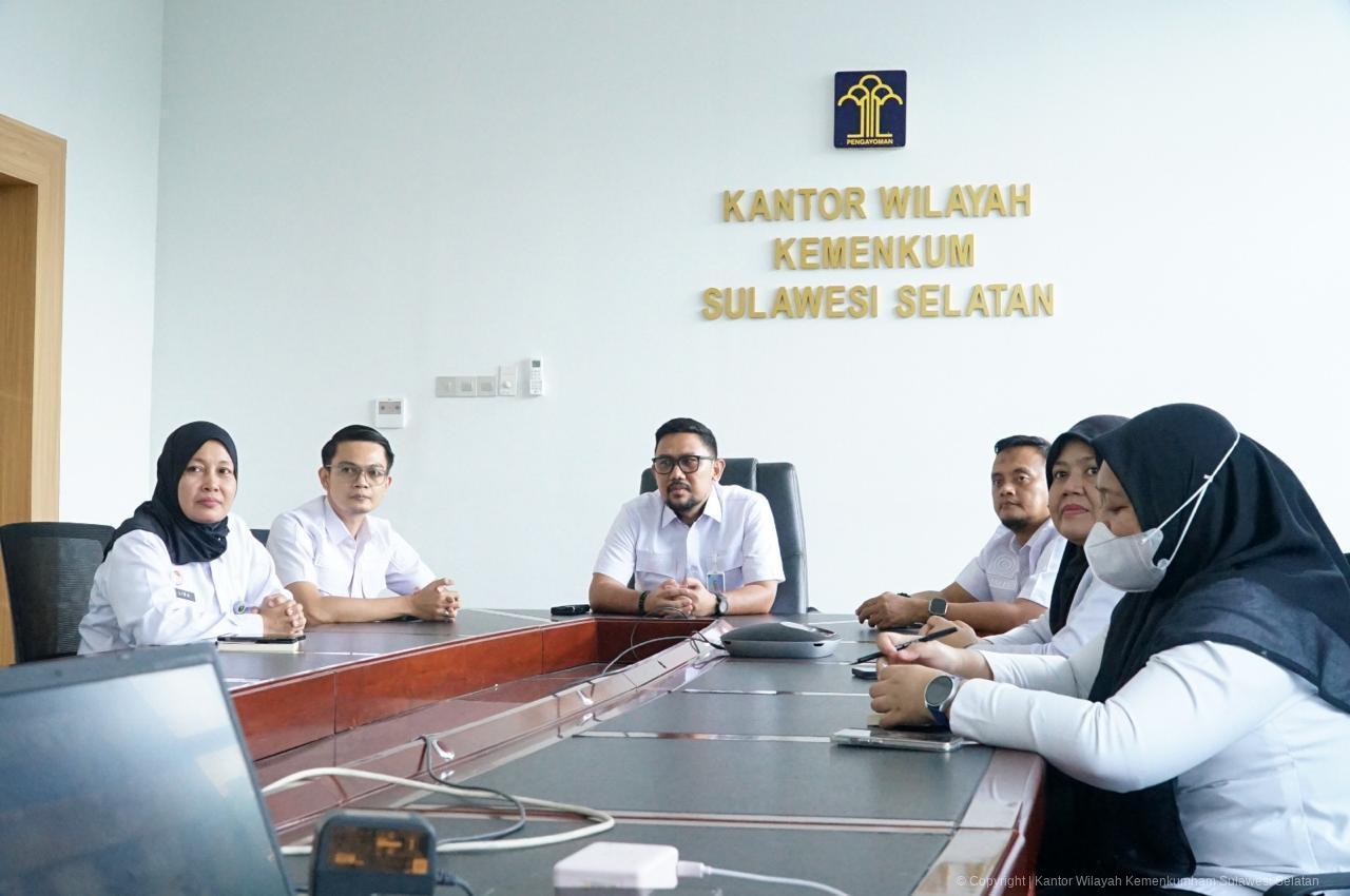 Kanwil Kemenkum Sulsel Dukung Penguatan Kinerja Melalui Anev B11 Tahun 2025