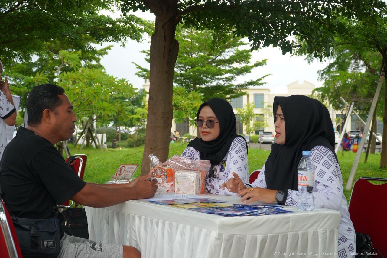 Kanwil Kemenkum Sulsel Hadirkan Lankum Carady, Layanan Hukum di Tengah Masyarakat