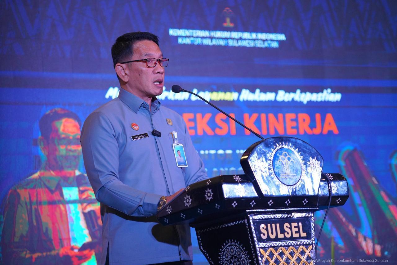 Refleksi Akhir Tahun Kanwil Kemenkum Sulsel: Menguatkan Layanan Hukum BerkePASTIan yang Profesional dan Inovatif