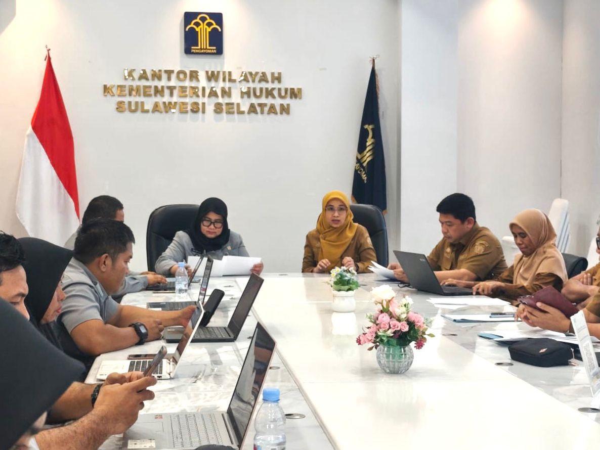 Kanwil Kemenkum Sulsel Fasilitasi 1.039 Rancangan Regulasi Sepanjang 2025