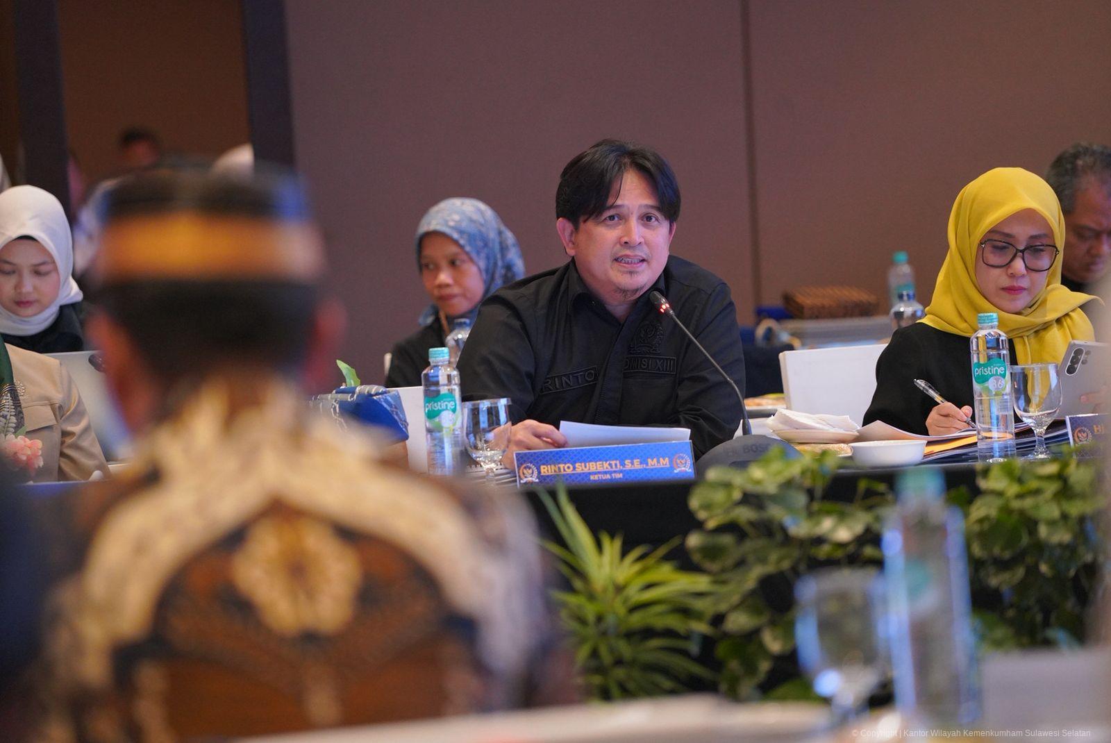 Komisi XIII DPR RI Dorong Kanwil Kemenkum Sulsel Perkuat Layanan AHU dan Sentra Kekayaan Intelektual