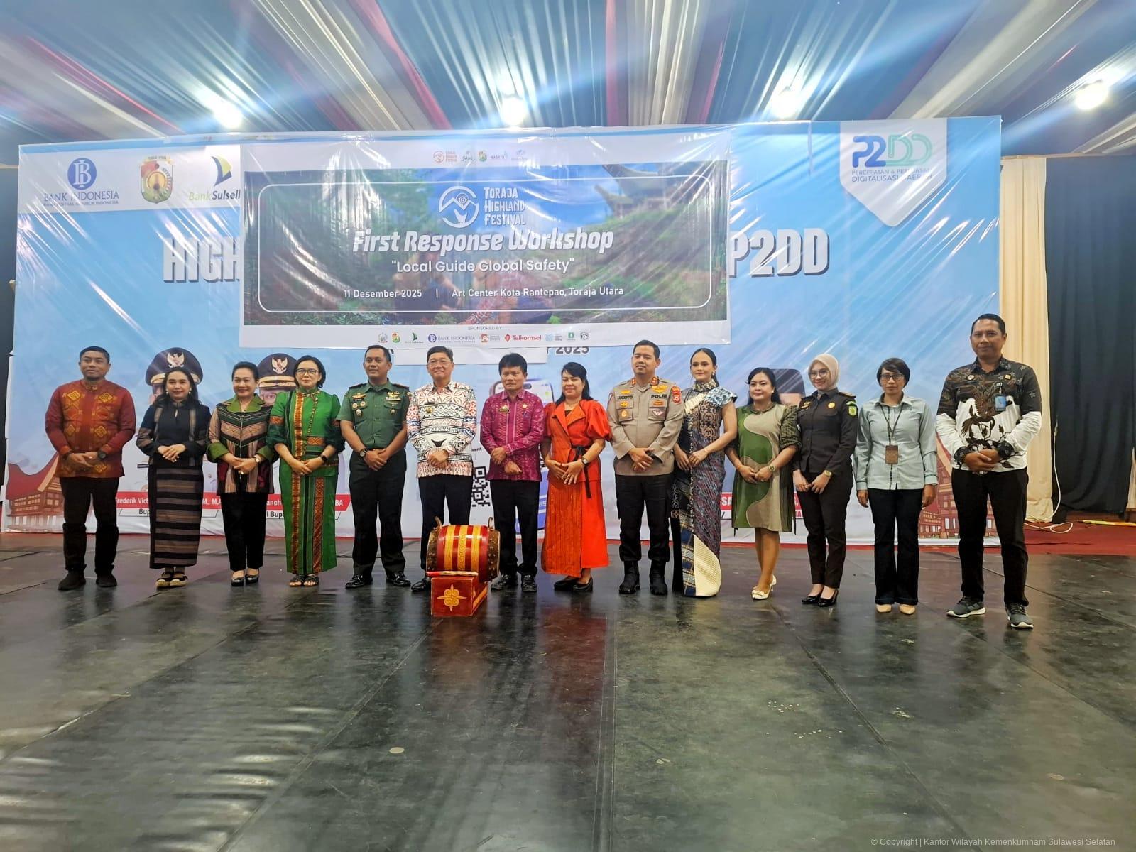 Kanwil Kemenkum Sulsel Hadiri Pembukaan Toraja Highland Festival 2025, Tekankan Peran Kekayaan Intelektual untuk Ekonomi Lokal