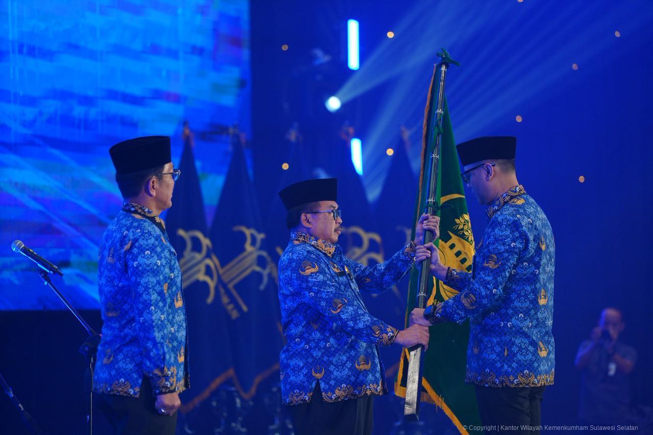 Resmi Dikukuhkan, Pengurus KORPRI Kemenkum 2025–2030 Siap Bekerja, Kanwil Kemenkum Sulsel Turut Menyaksikan