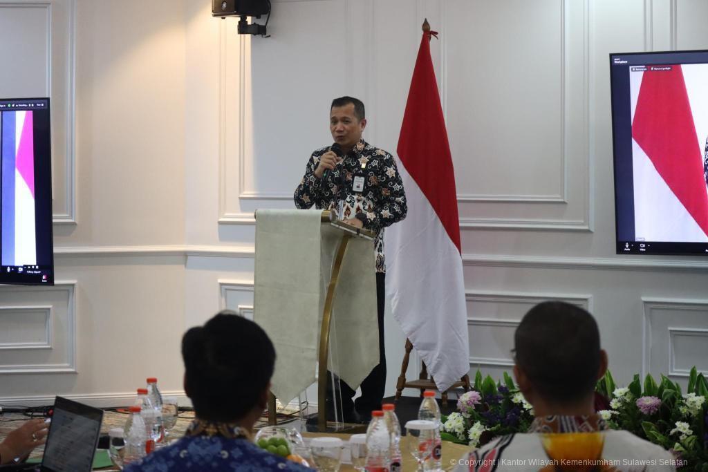 Perkuat Sinergi Pusat dan Daerah, Kanwil Kemenkum Sulsel Tegaskan Komitmen Harmonisasi Ranperda dan Ranperkada