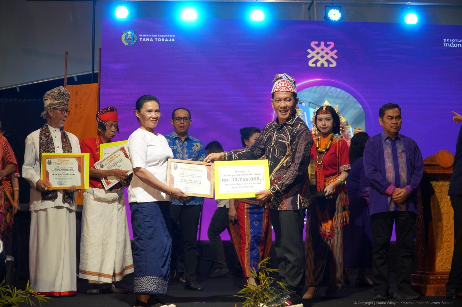 Kakanwil Kemenkum Sulsel Apresiasi Kearifan Lokal Melalui Pekan Budaya Tana Toraja