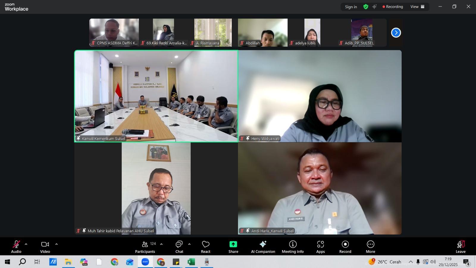 Kakanwil Kemenkum Sulsel Tekankan Disiplin ASN dan Akselerasi Kinerja Awal Tahun 2026