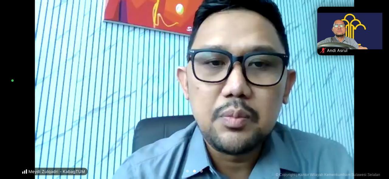 Arahan Virtual Kabag TU Umum Tekankan Disiplin ASN dan Ketertiban Administrasi