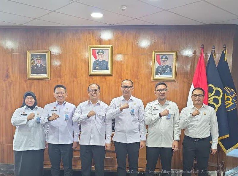 Kakanwil Kemenkum Sulsel Bahas Peningkatan Layanan AHU Bersama Dirjen AHU