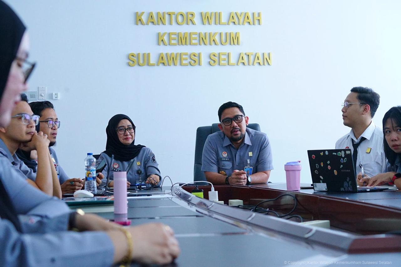 Kanwil Kemenkum Sulsel Susun Dokumen Manajemen Risiko 2026, Targetkan Maturitas Level 4