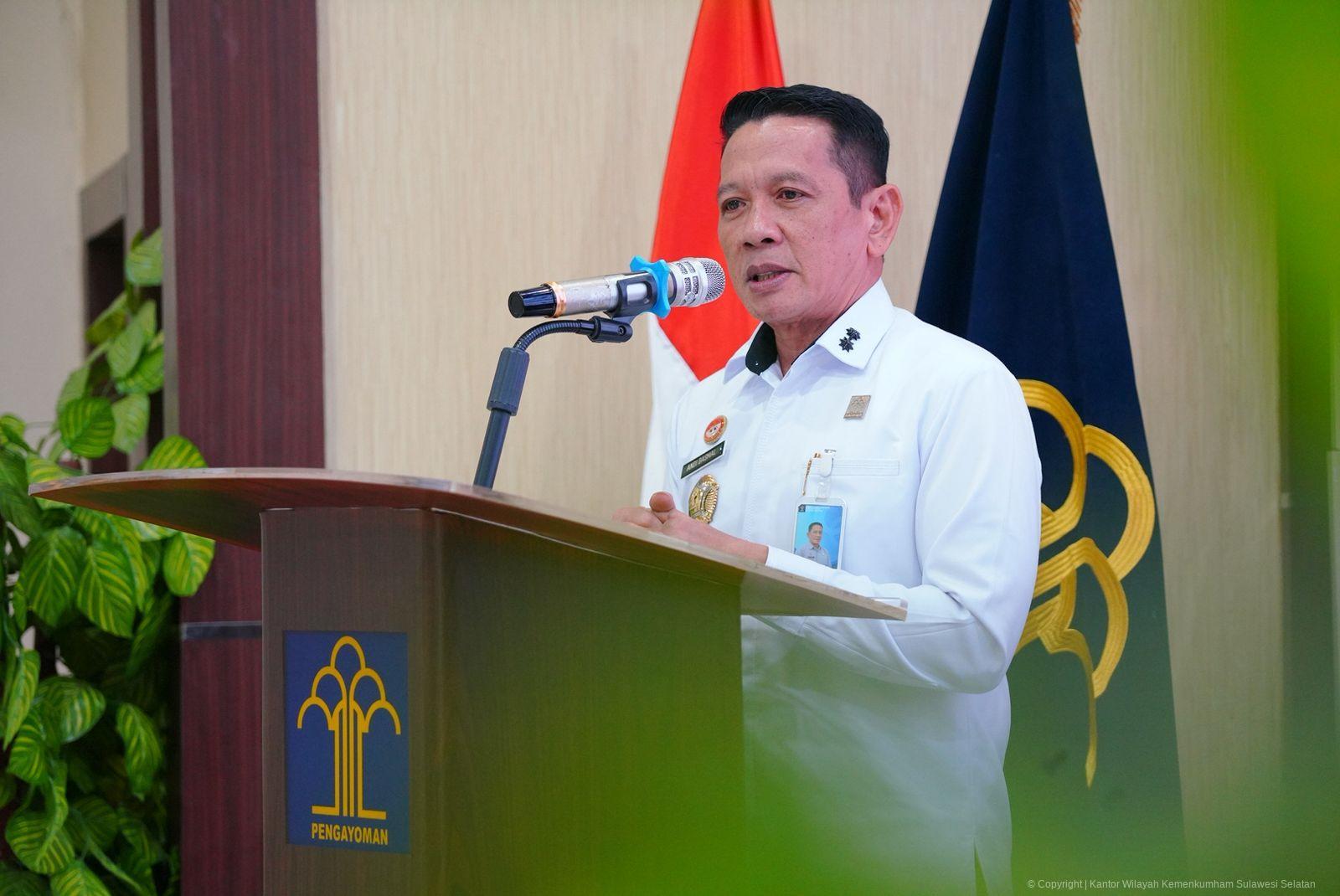 Kakanwil Ajak Pegawai Cermati Visi dan Misi Kemenkum Untuk Topang Pelaksanaan Tugas