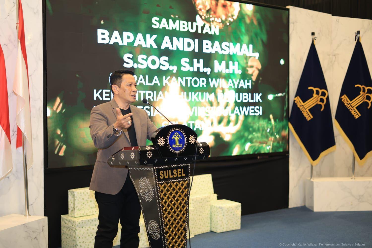 Kakanwil Kemenkum Sulsel Hadiri Perayaan Natal Oikumene Notaris dan PPAT Sulawesi Selatan