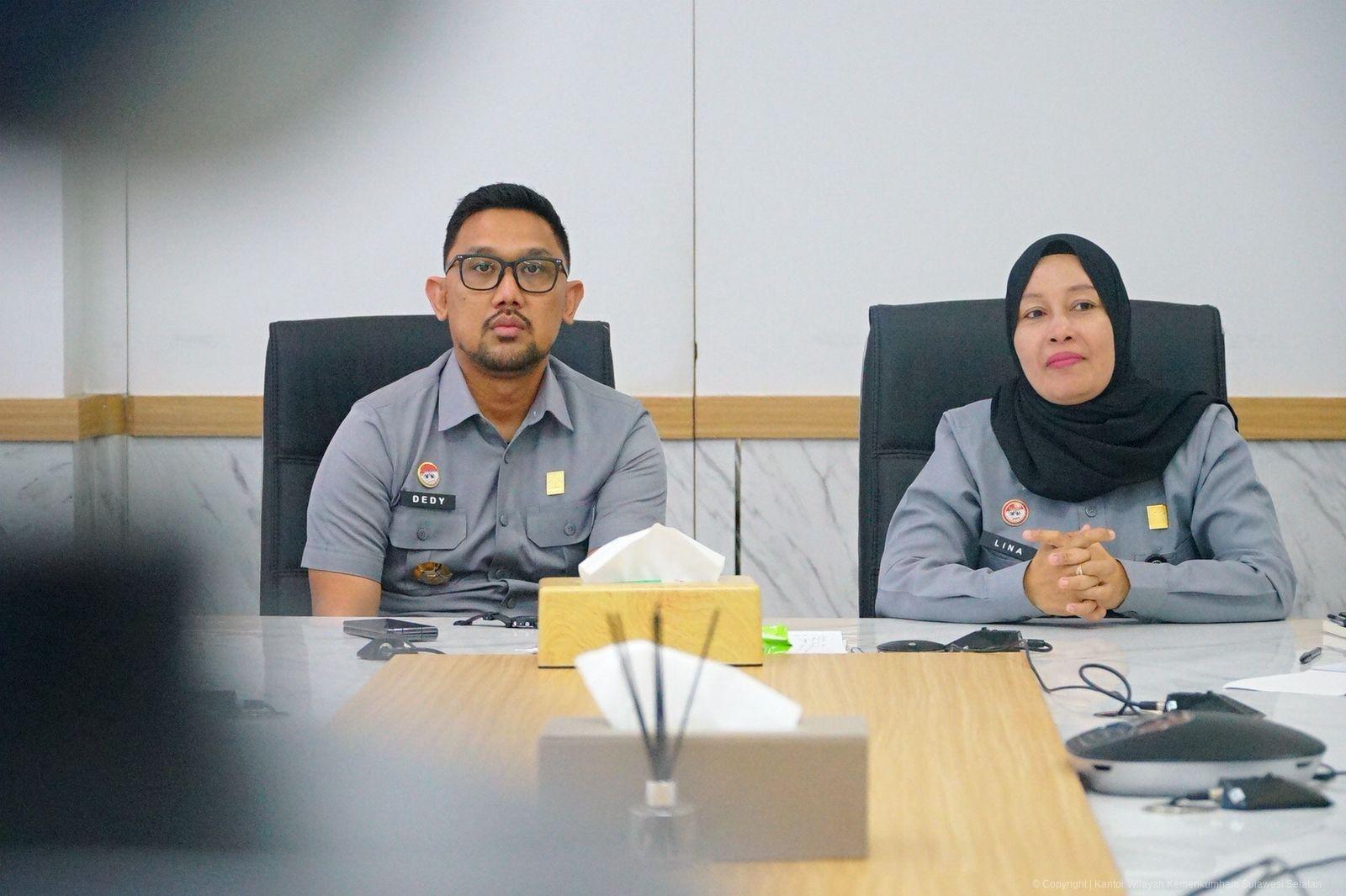 Kanwil Kemenkum Sulsel Ikuti Kegiatan Sosialisasi Penilaian Kompetensi dan Manajemen Talenta ASN sebagai Upaya Penguatan SDM