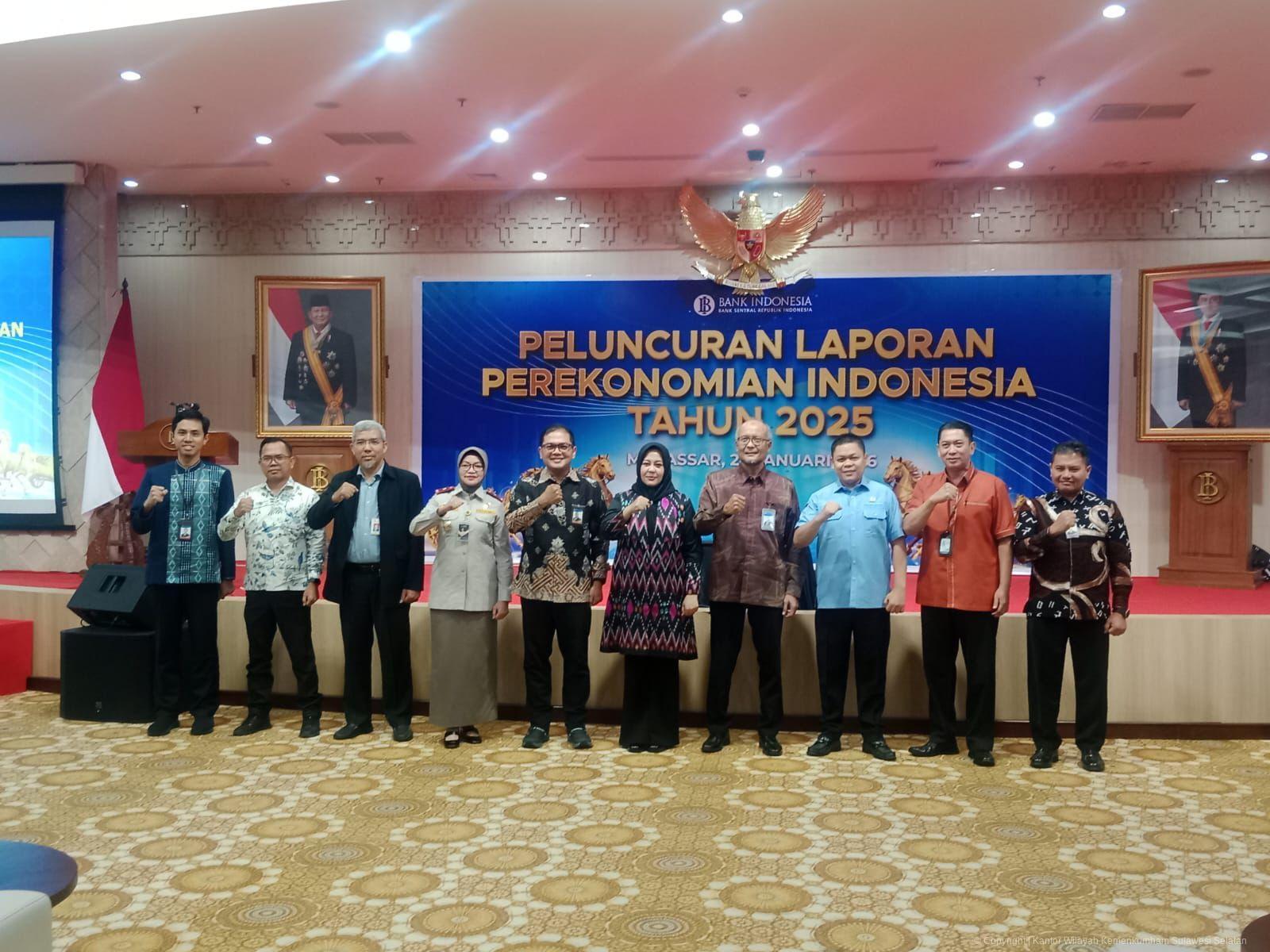 Kanwil Kemenkum Sulsel Hadiri Peluncuran Laporan Perekonomian Indonesia 2025, Perkuat Sinergi Jaga Stabilitas Ekonomi Daerah