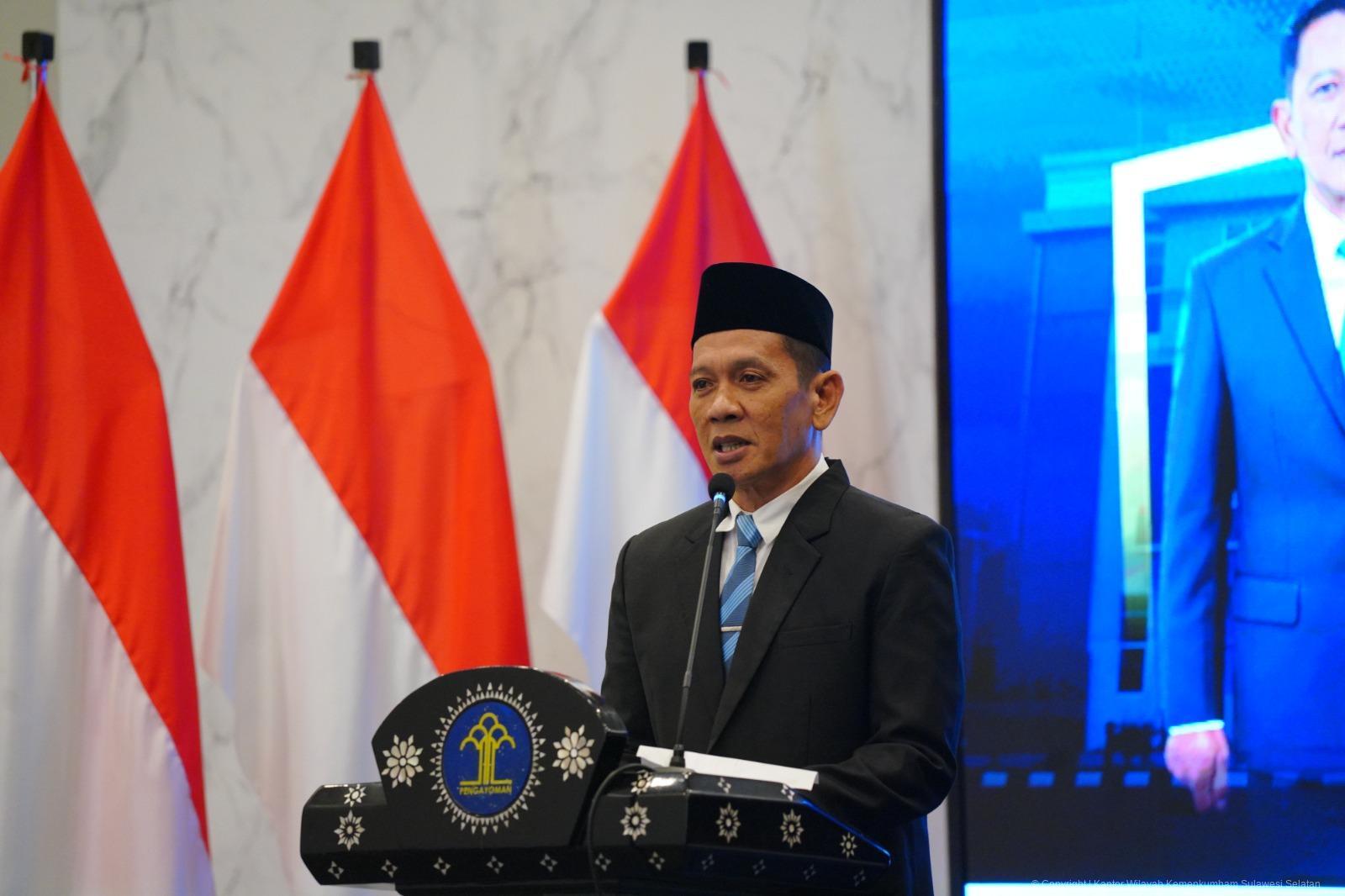 Kakanwil Kemenkum Sulsel Lantik Ramli sebagai Anggota PAW MPDN Kota Makassar