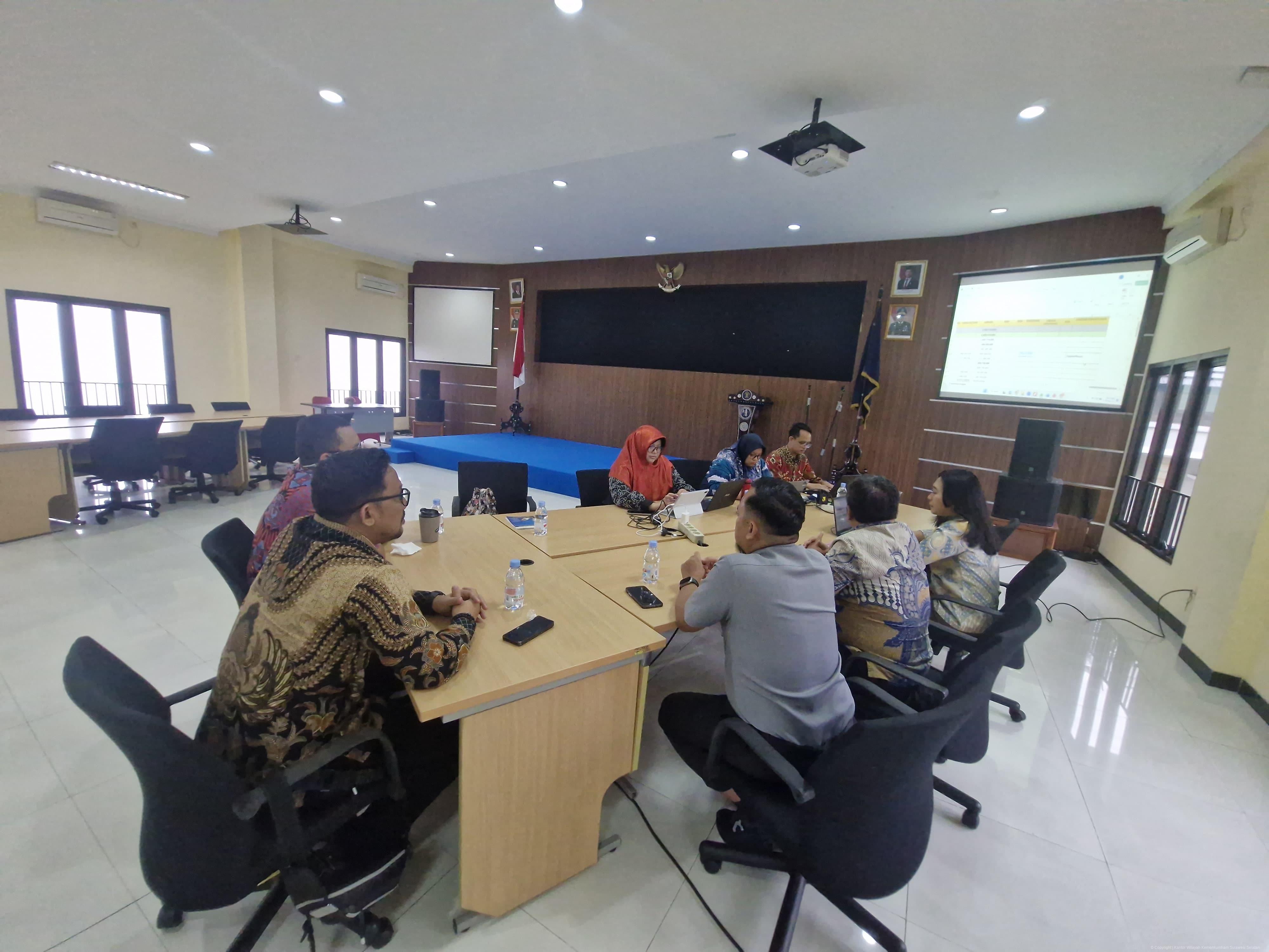 Supervisi Usulan Belanja Tahun Anggaran 2027, Komitmen Kanwil Kemenkum Sulsel Tingkatkan Kualitas Layanan