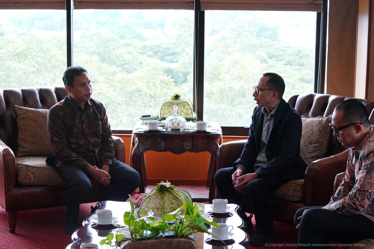 Kanwil Kemenkum Sulsel Perkuat Kolaborasi di Bidang Hukum Bersama Universitas Hasanuddin