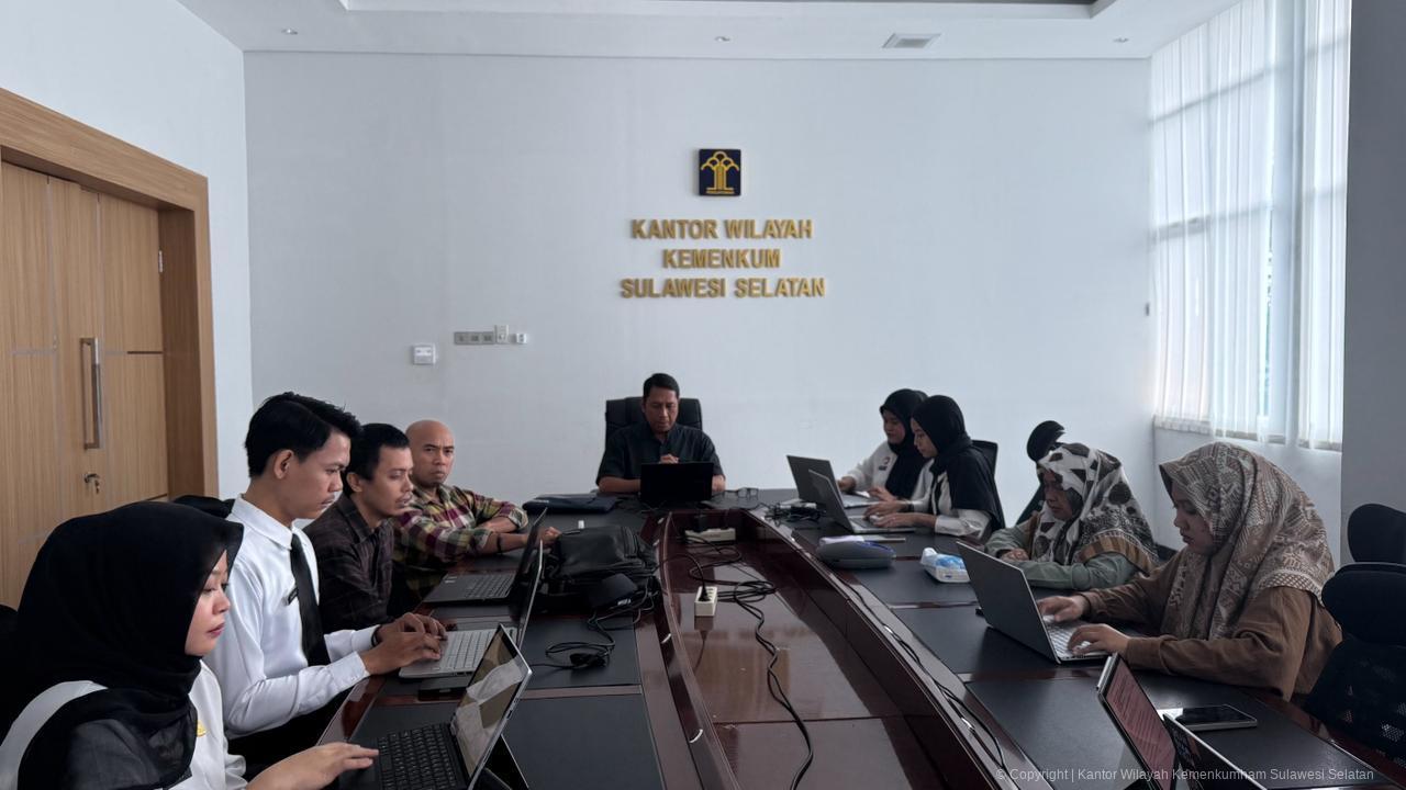 Kemenkum Sulsel Gelar Rakor Perda Kekayaan Intelektual, Libatkan 24 Kabupaten/Kota