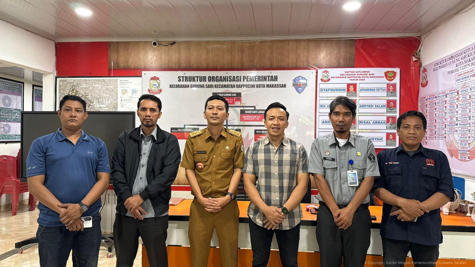 Kemenkum Sulsel Perkuat Kapasitas Paralegal Posbankum Kelurahan Gunung Sari