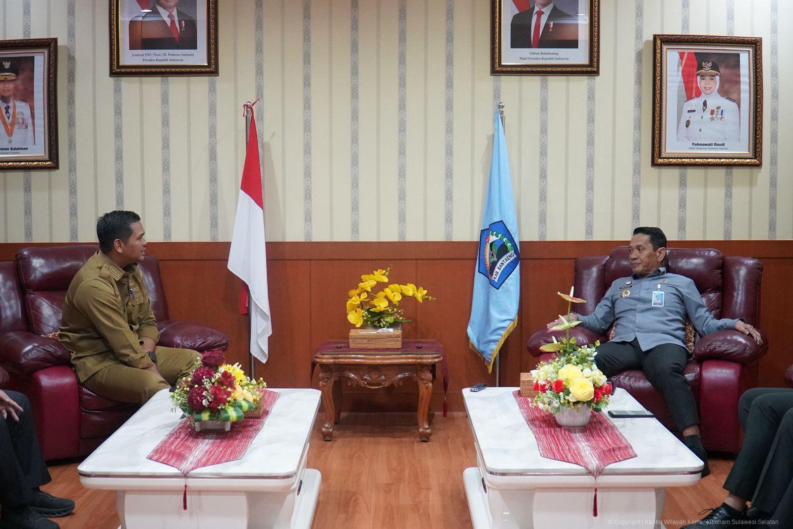 Kanwil Kemenkum Sulsel Dorong Regulasi Perlindungan Kekayaan Intelektual di Kabupaten Bantaeng