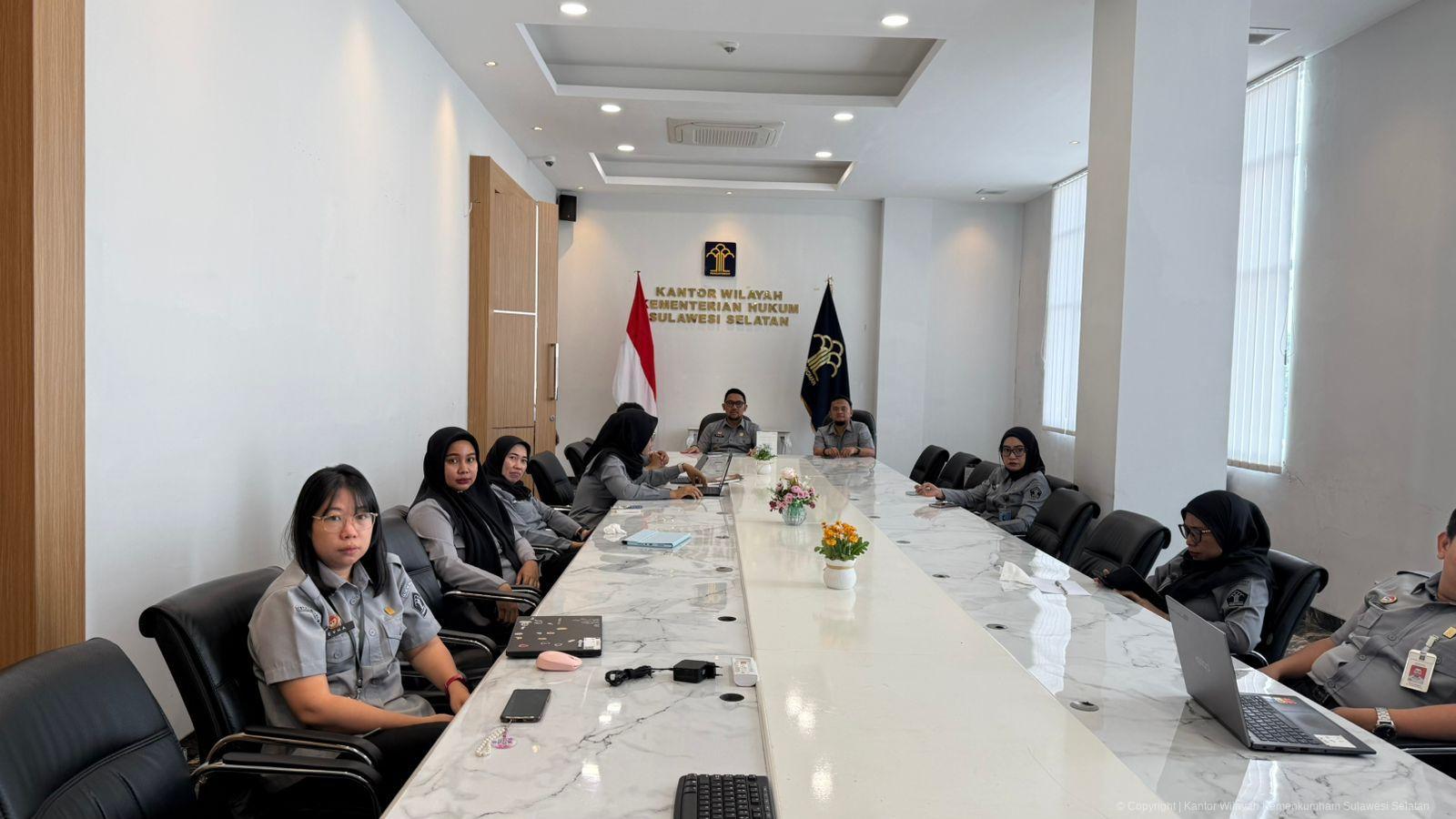 Kanwil Kemenkum Sulsel Ikuti Penyusunan Kepmen Standar Biaya Transportasi