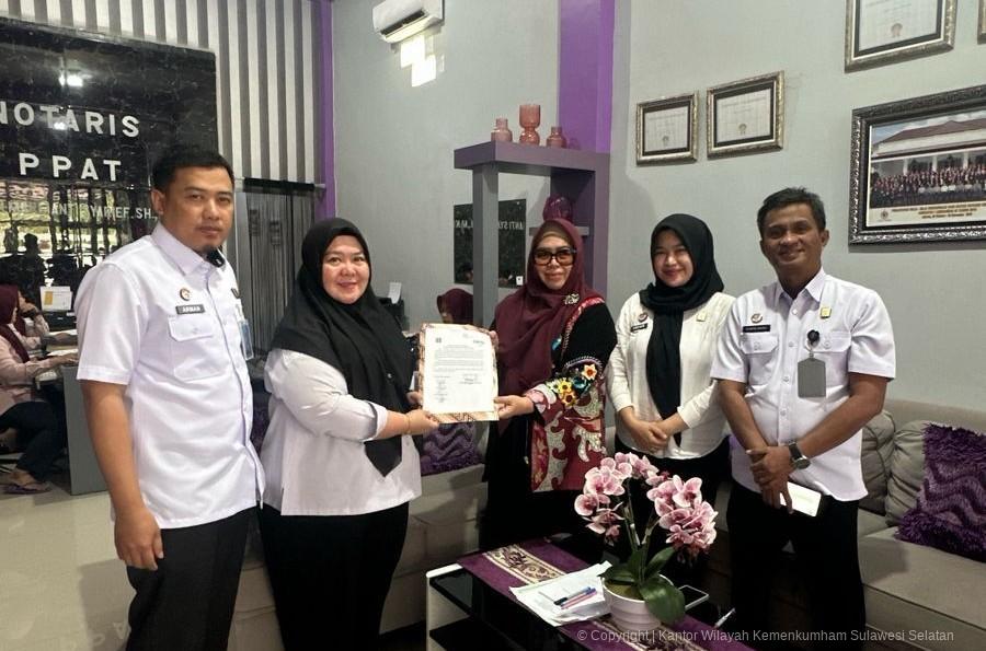 Kemenkum Sulsel Gelar Audit Kepatuhan Notaris di Pinrang, Enam Notaris Masuk Kategori Risiko Tinggi