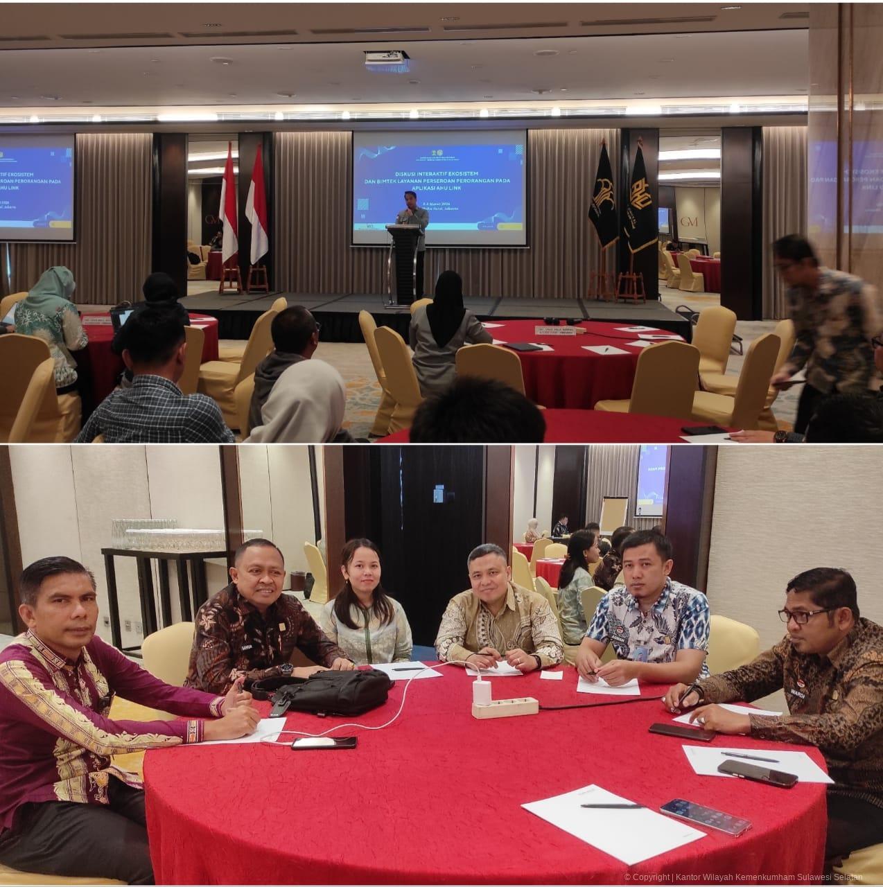 Kemenkum Sulsel Genjot Target 1.541 Perseroan Perorangan, 397 Sudah Terdaftar dalam Dua Bulan