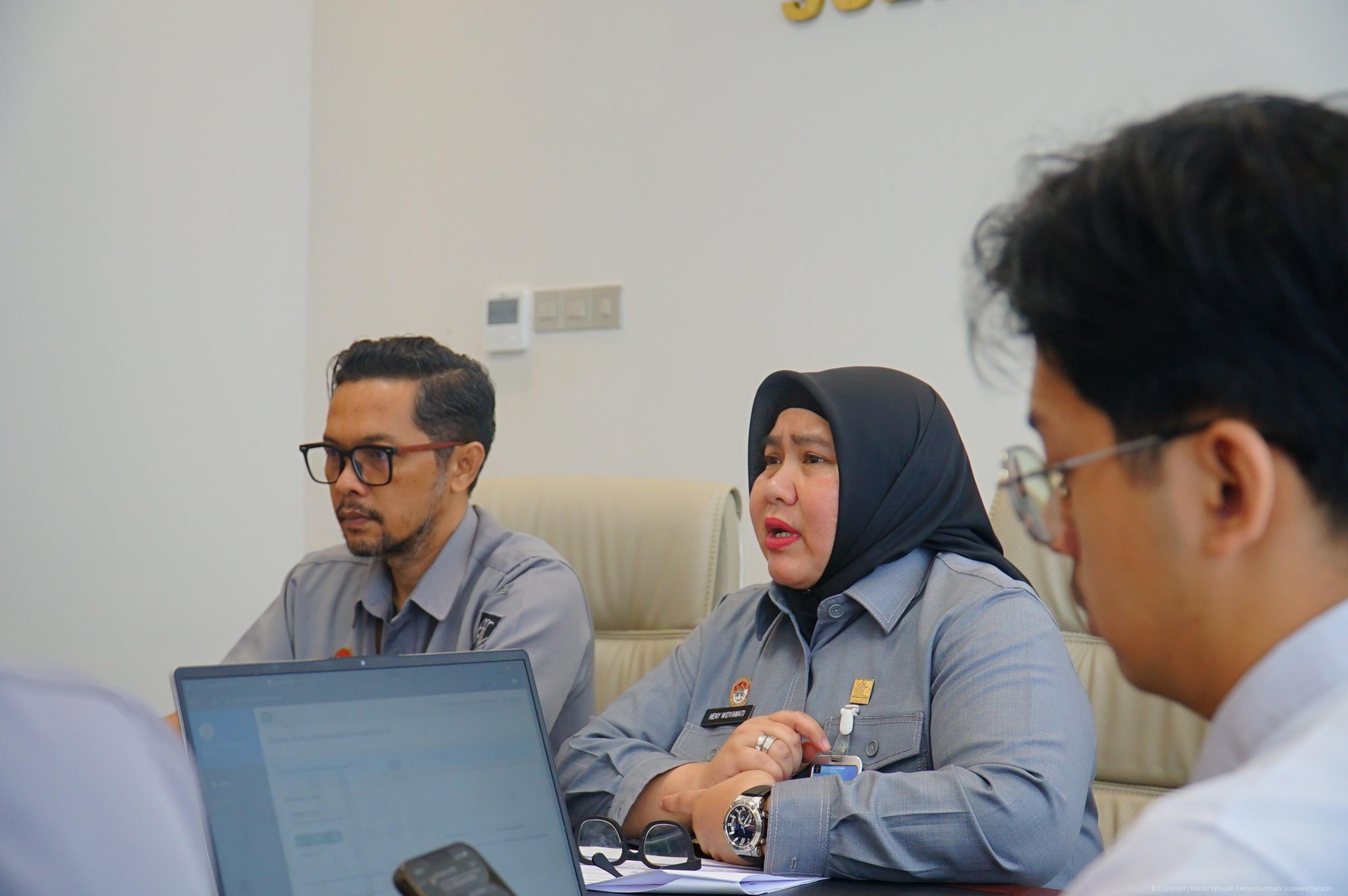 Kanwil Kemenkum Sulsel Sampaikan Rekomendasi Perubahan Terhadap Perda Pengelolaan Lahan