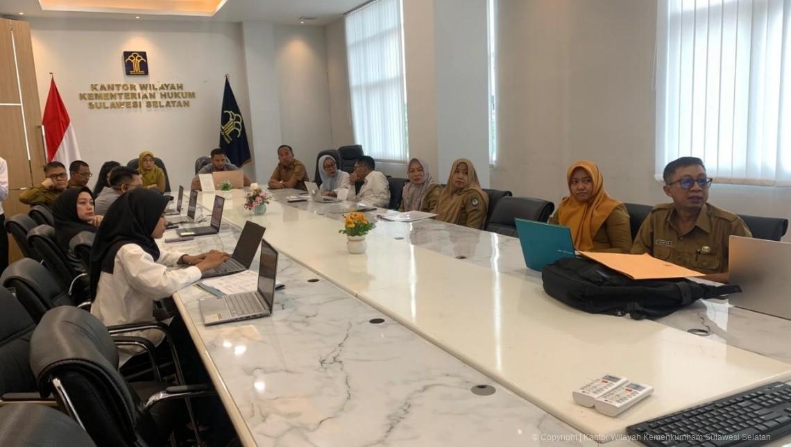 Ranperbup Gowa Tentang peta Jalan Pembangunan Kependudukan Masuki Tahap Harmonisasi, Kanwil Kemenkum Sulsel Sampaikan Rekomendasi