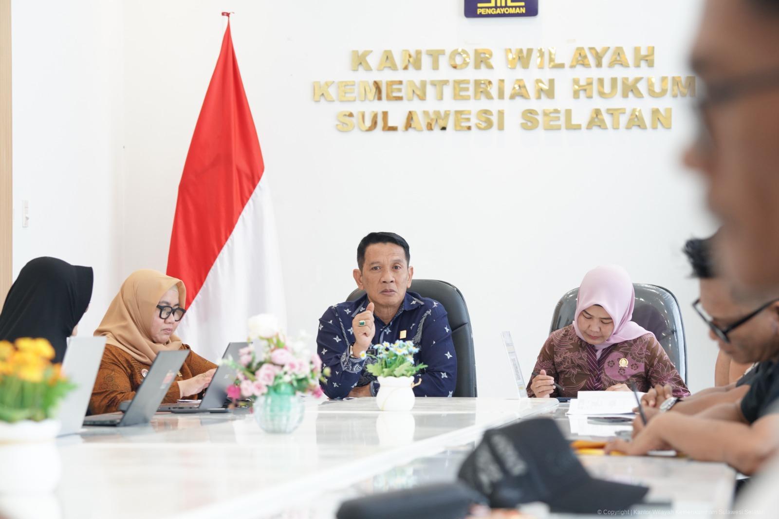 Kanwil Kemenkum Sulsel Terima Kunjungan DPRD Bone, Tiga Ranperda Inisiatif Diusulkan untuk Dilakukan Harmonisasi
