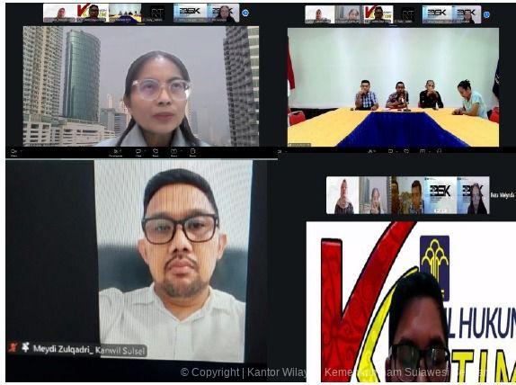 Kemenkum Sulsel Dilibatkan dalam Kajian Nasional Sistem Kerja Fleksibel ASN, Bagikan Pengalaman Implementasi di Lapangan