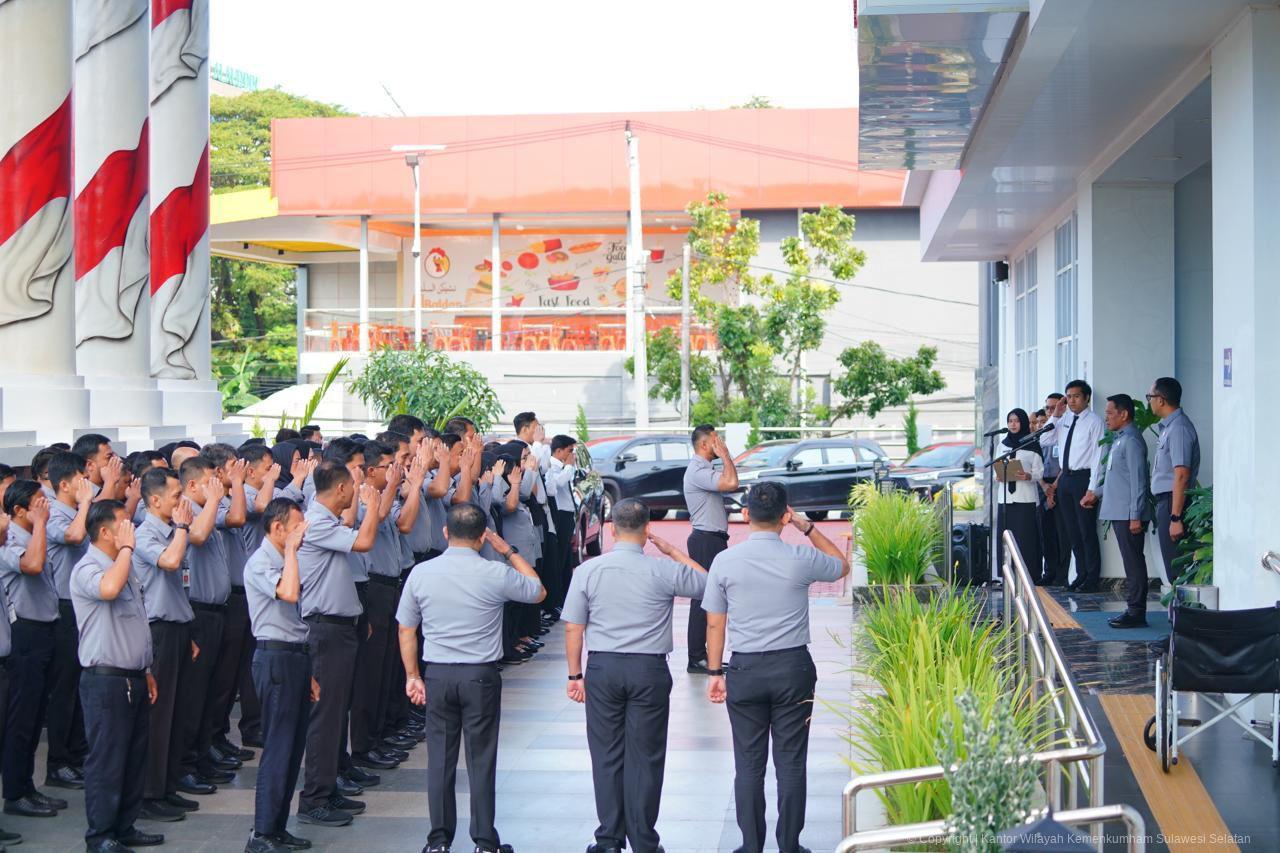 Kanwil Kemenkum Sulsel Dukung Peningkatan Kapasitas SDM, Arahan Sekjen Sebagai Pedoman