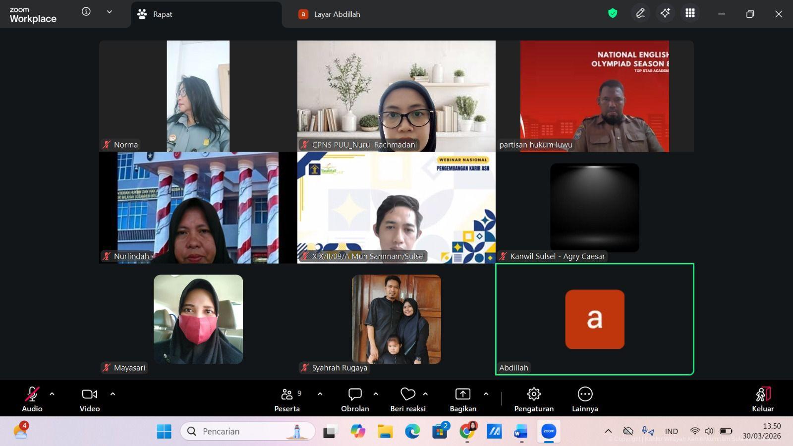 Regulasi Tentang Pedoman Penyusunan APBDes 2026 Luwu Diharmonisasi, Kanwil Kemenkum Sulsel Berikan Masukan