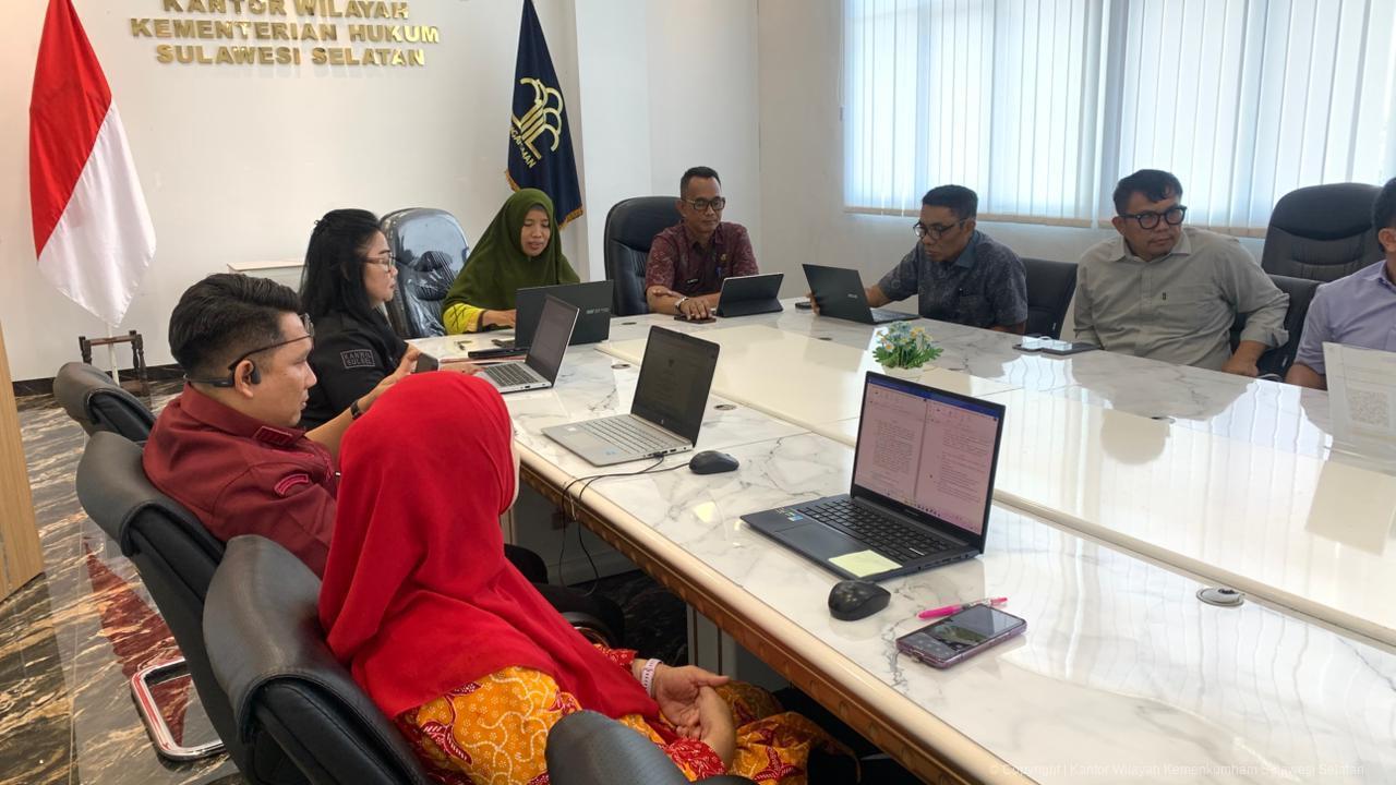 Kanwil Kemenkum Sulsel Harmonisasi Ranperda Perlindungan dan Pemberdayaan Petani Luwu Timur