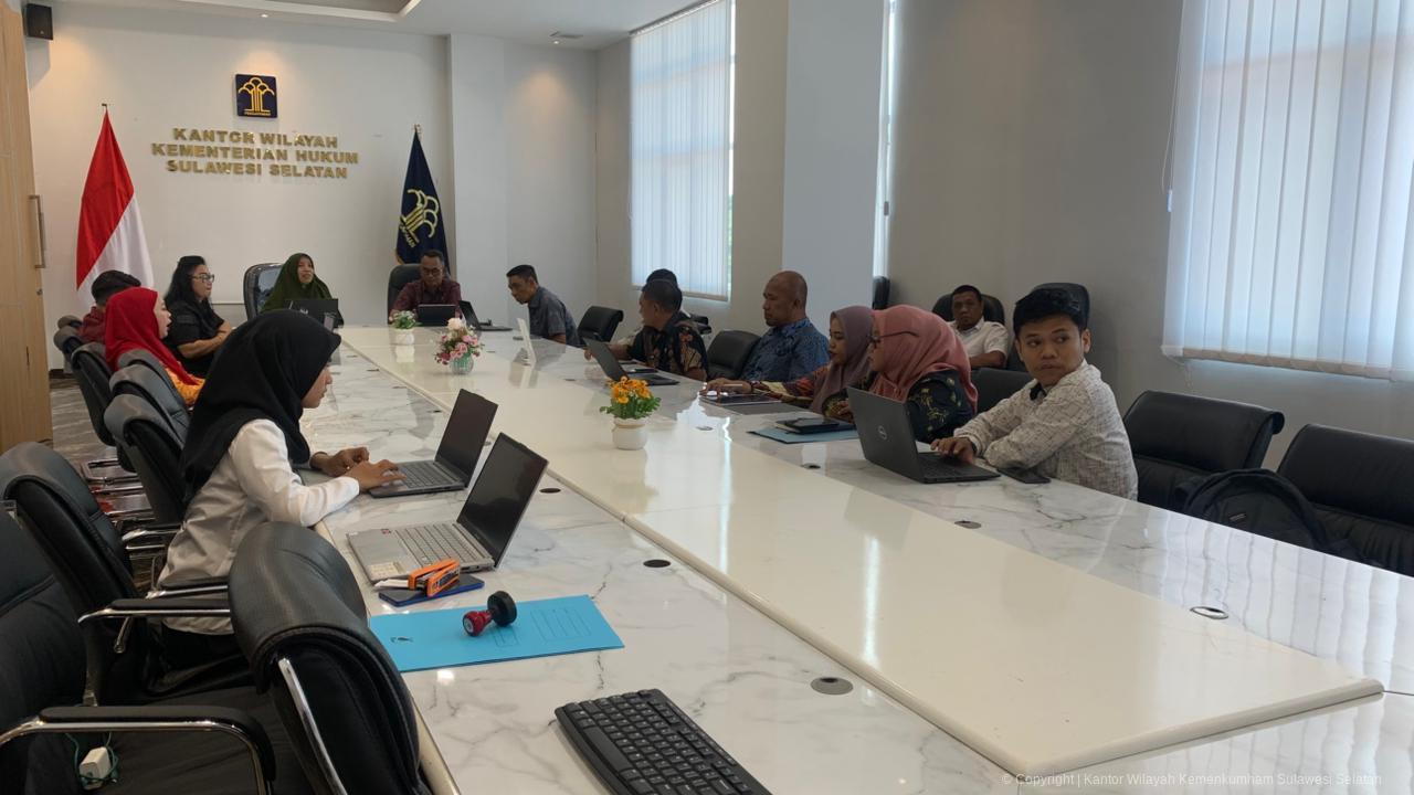 Kanwil Kemenkum Sulsel Harmonisasi Ranperda Pemberdayaan Tenaga Kerja Lokal Luwu Timur