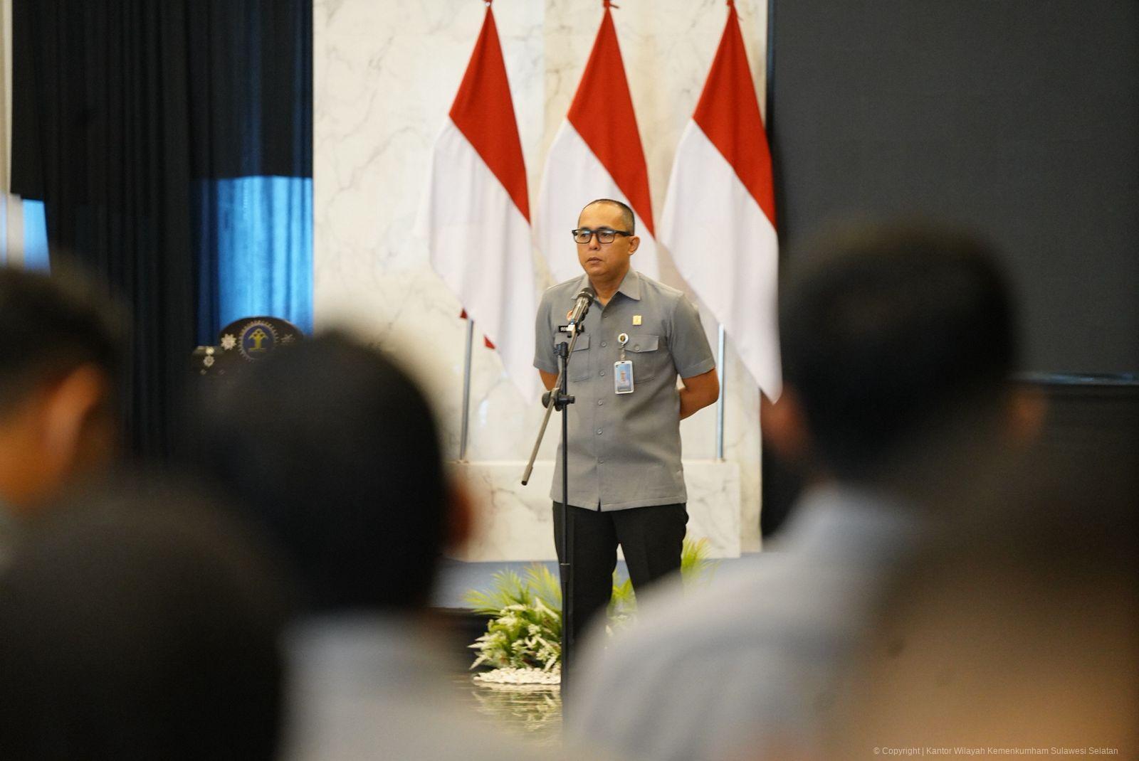 Bangun Ritme Kerja, ASN Kanwil Kemenkum Sulsel Didorong Perkuat Semangat dan Komitmen di Awal Pekan