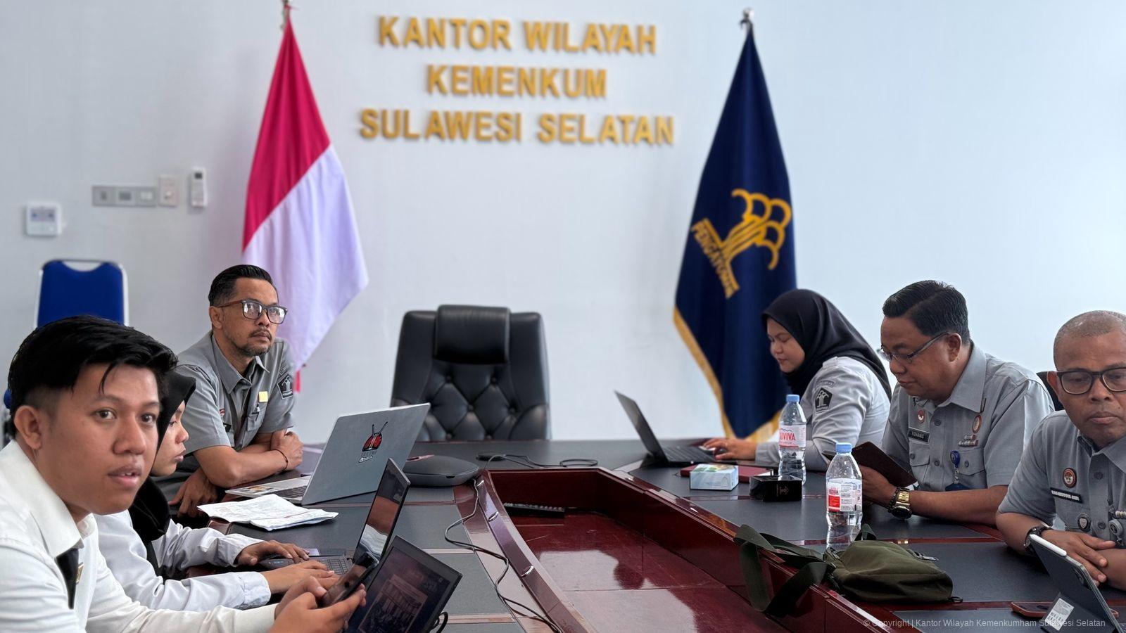 Kanwil Kemenkum Sulsel Dukung Pengunggahan Data Dukung, Langkah Awal Wujudkan Reformasi Hukum